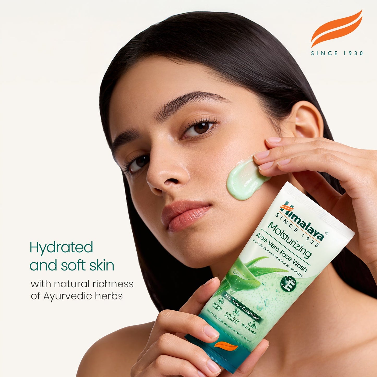 Himalaya Detergente Viso Idratante all’Aloe Vera e Cetriolo – 150ml