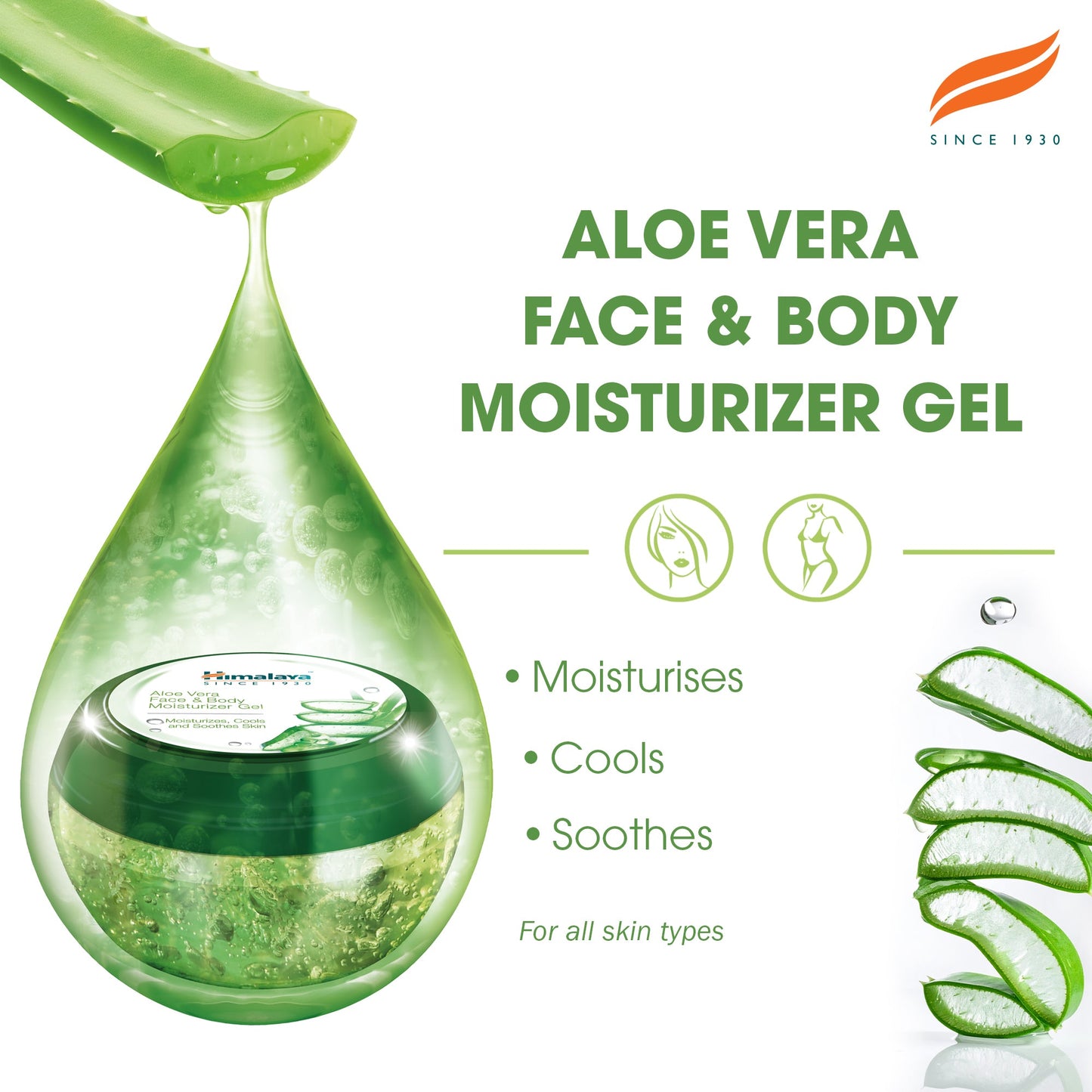 Himalaya Gel Idratante Viso e Corpo all’Aloe Vera – 300ml
