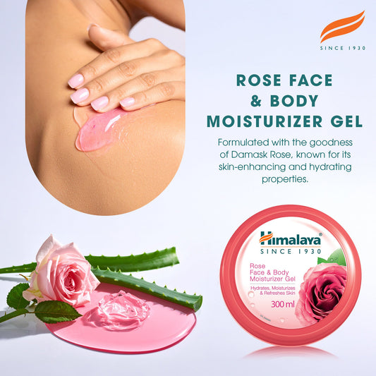 Himalaya Gel Idratante Viso e Corpo alla Rosa di Damasco – 300ml