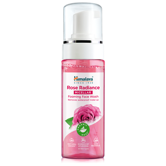 Himalaya Detergente Viso Micellare Schiumogeno alla Rosa Biologica – 150ml
