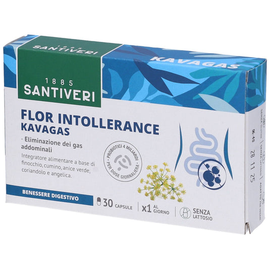 Kavagas Flor Intollerance Integratore  30 Capsule