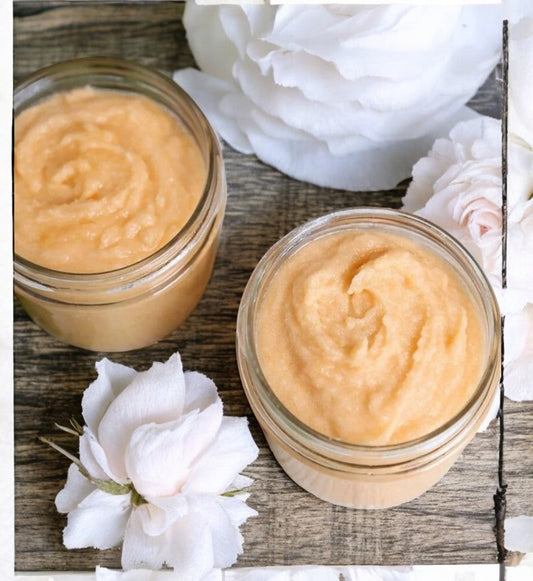 Luxury Body Scrub in Orange, Basil and Lime with Apricot Kernel Oil-0