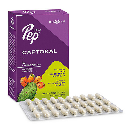 Ultra Pep Captokal Integratore alimentare che promuove la sazietà e limita l'assorbimento dei nutrienti 120 capsulem