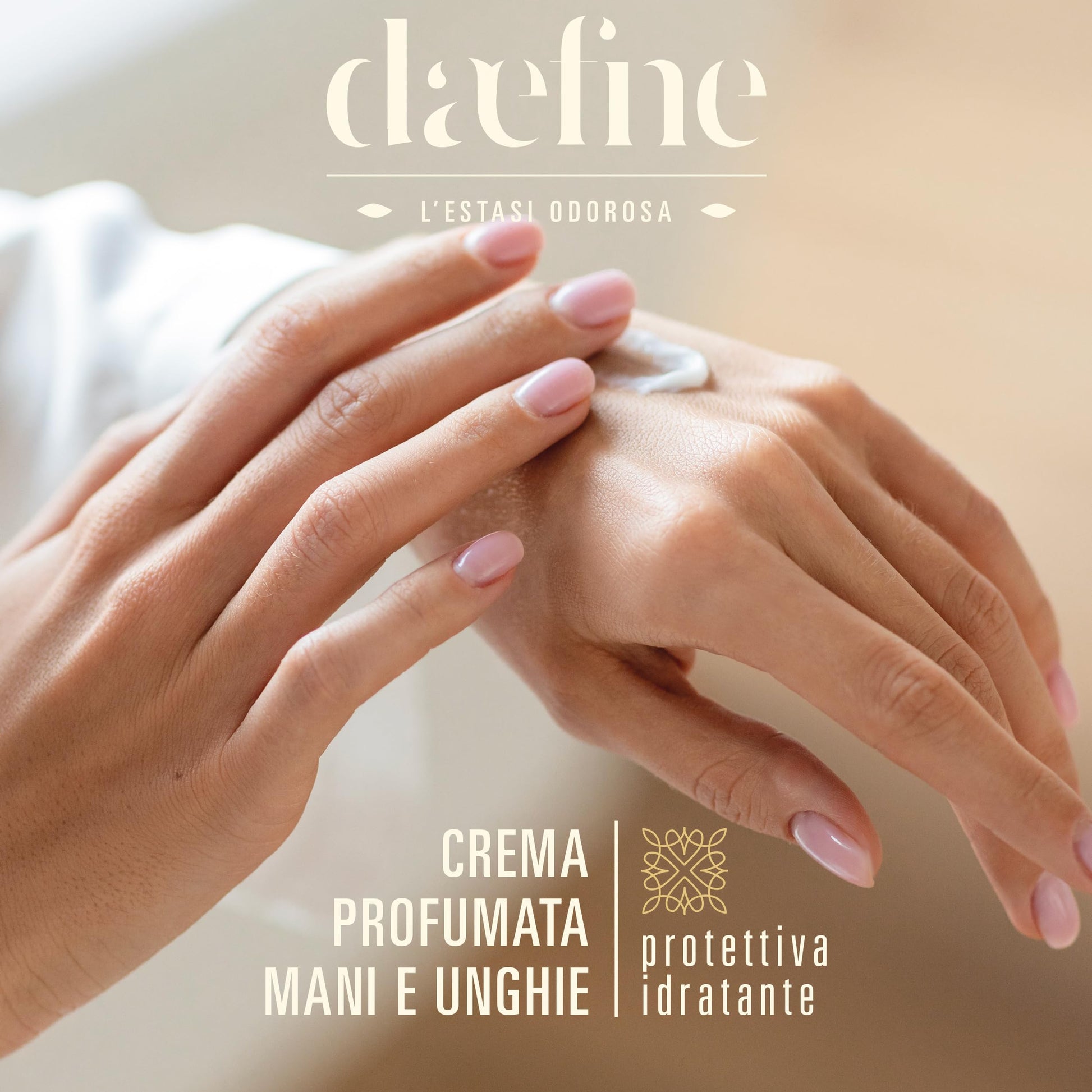 Helan Daefne - Crema Mani Secche e Screpolate con Vitamina C e E Rivitalizzante per Unghie con Cheratina Vegetale, Crema Idratante con Olio di Mandorle Dolci, 96% Origine Naturale, 50 ml Made in Italy - Naturopatica shop & therapy