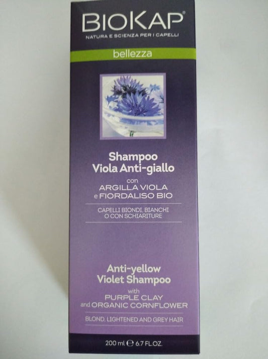 Biokap Shampoo Viola Anti - giallo 200 ml - Naturopatica shop & therapy