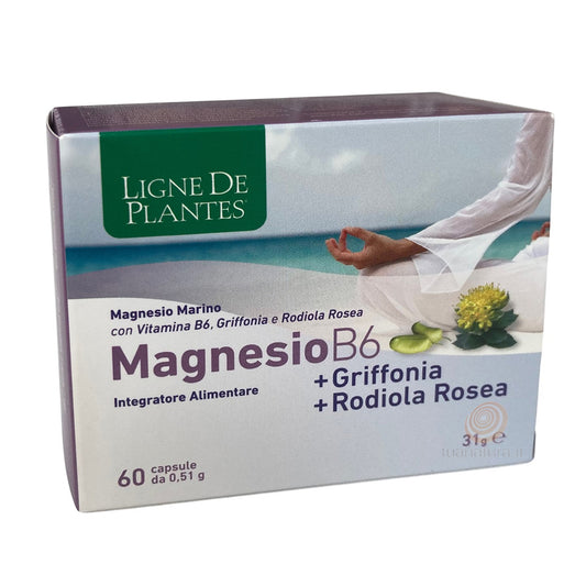 Magnesio B6+Griffonia+Rodiola Ligne De Plantes - 60 capsule