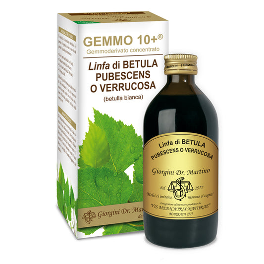 Gemmo 10+ Betulla bianca linfa gemmoderivato analcolico 200ml