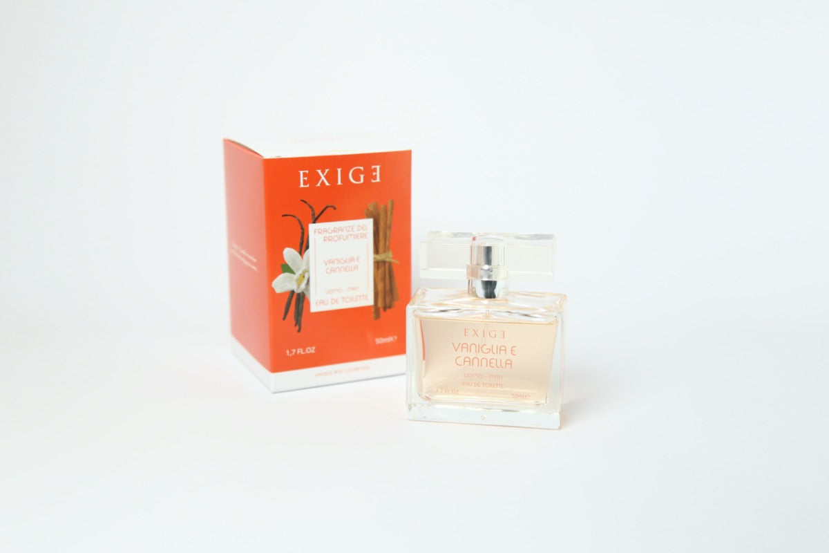 Profumo Vaniglia e Cannella Uomo 50ml