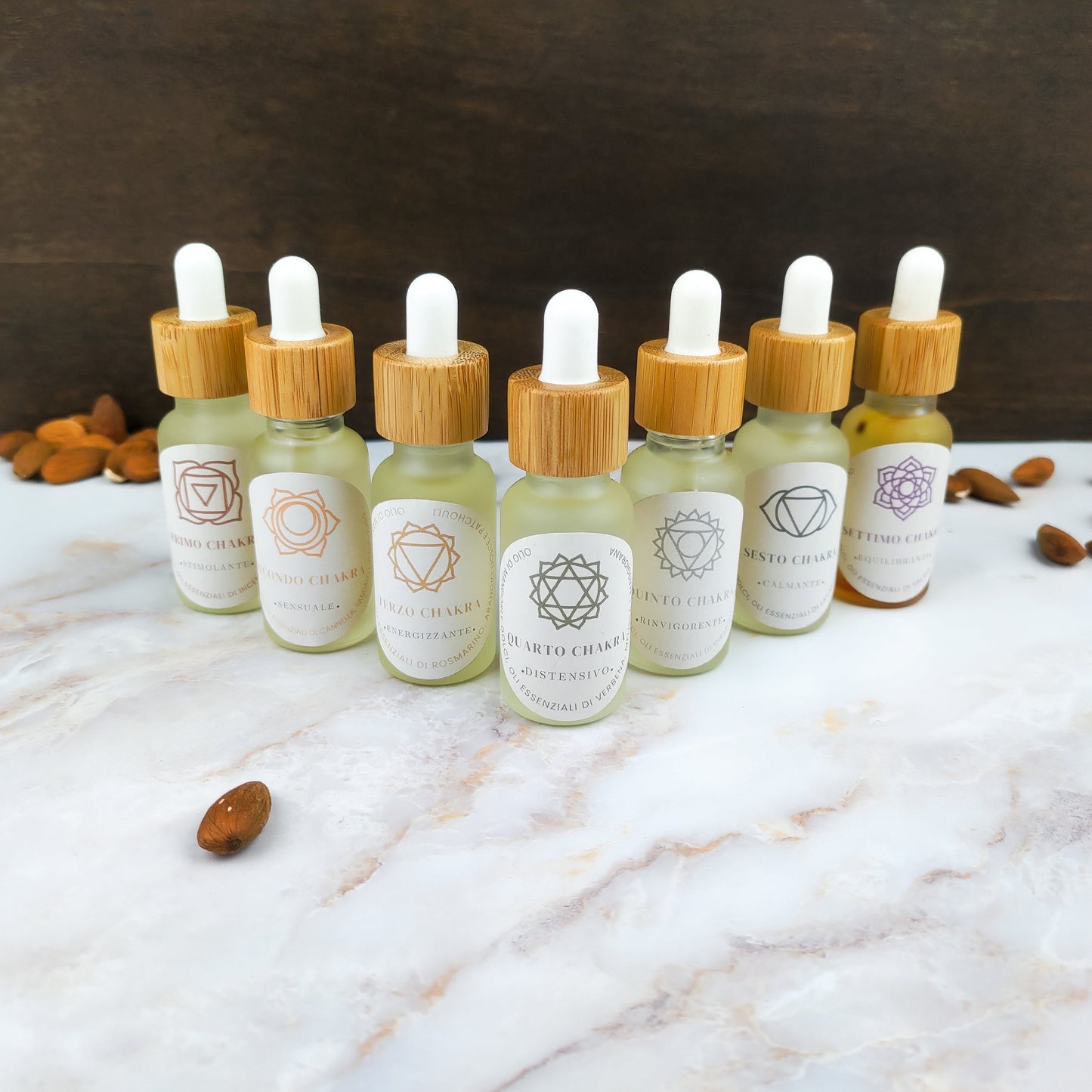 Set Oli Essenziali Chakra per Massaggi e Benessere