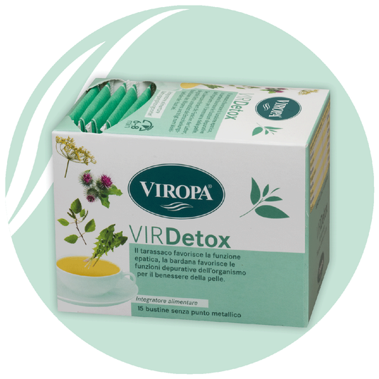 Viropa Té DETOX - Tisana - per il benessere della pelle -15 FILTRI
