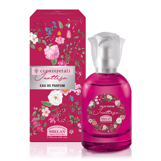 Helan, Cuor di Petali, Inattesa, Profumo Donna Eau de Parfum, Note Vivaci ed Esotiche con Bergamotto, Zafferano, Cardamono e Speziate dell’Elemi e del Pepe di Sichuan, 50 ml - Made in Italy - Naturopatica shop & therapy