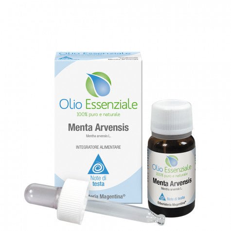 Erboristeria Magentina Olio Essenziale di Menta Piperita (Mentha piperita L.) 10 ml - Naturopatica shop & therapy