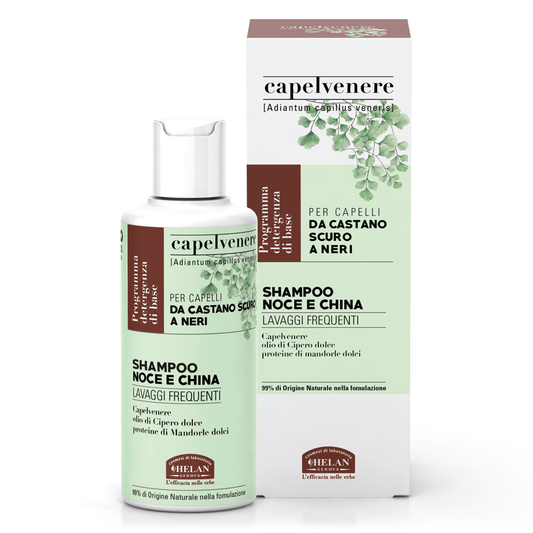 Helan - CAPELVENERE Bioshampoo Noce E China 200mL - Naturopatica shop & therapy