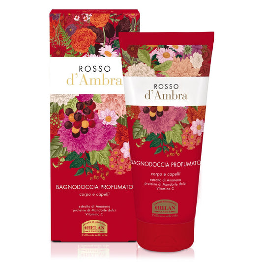Helan, Rosso d'Ambra - Shampoo e Bagnoschiuma 200 ml - Naturopatica shop & therapy